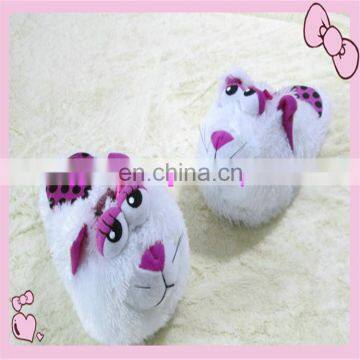 cute beautiful design stuffed plush animal slippers