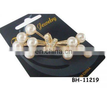 2012 Newest design fashion Alloy Pearl Brooch