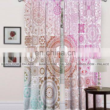 New Home Decor Mandala Matrix Curtain Door Bedroom Balcony Cotton Window Curtain