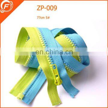 two side color nylon zipper for garments