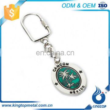 Highest Level Elegant Metal Keyrings Keychain For Customize Country Logo Key Chain