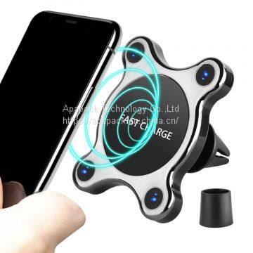 2018 Latest High Quality Wireless Quick Charger for Car Dashboard With Magnet NW-M