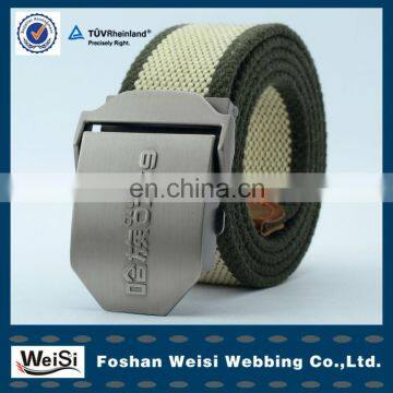 Custom Polyester Webbing Belt For Mens And Womens Automatic Buckle