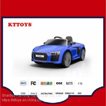 Авторизованная игрушка-поездка на автомобиле AUDI R8 с дистанционным управлением