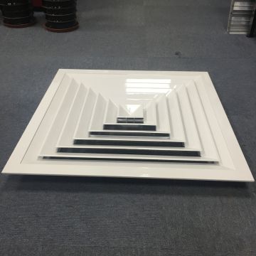 best selling quality air conditioning square diffuser with Damper