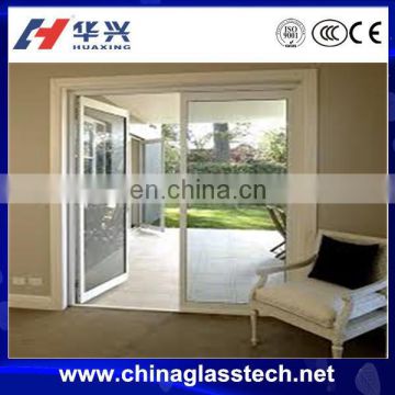 Durable aluminum frame bi- parting balcony sliding doors