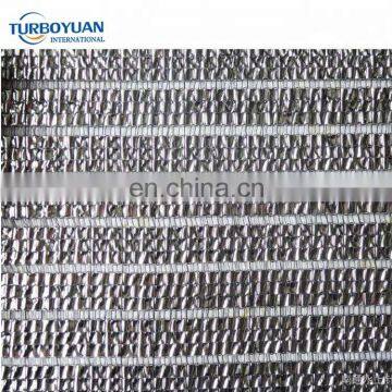 Aluminum shade screen / sun reflective fabric / silver shade fabric for greenhouse netting