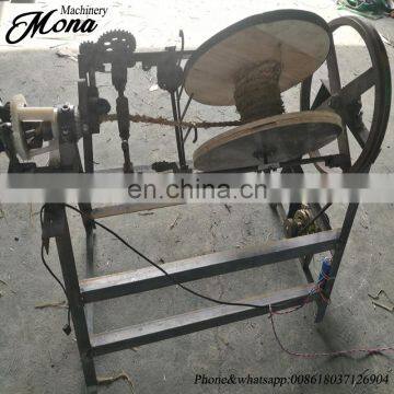 Semi-automatic straw rope making machine/rope braiding machine