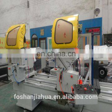 Aluminum windows and doors double angle sawing machine/dooor and window double angle thread rolling machine