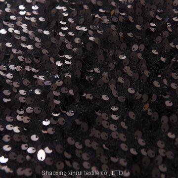 african Lace embroidery camo black sequin fabric for sublimation sequins