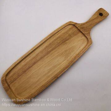 Wooden Cutting Board for Pizza，Made of Rubber photo-3