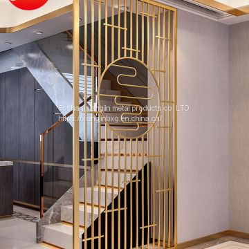 JYFQ0104 Indoor Decorative Stainless Steel Room Divider /Room Partition /Screen for Partition