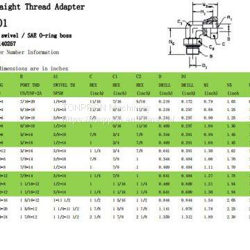 straight thread adapter6901