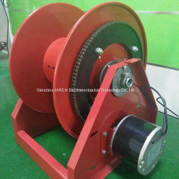 24 V AC Motor Driven 100 ft. Heavy Duty Hose Reel Air motor driven cable reel