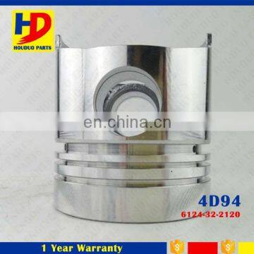 Diesel Engine Parts 94MM 4D94 Piston With Pin 6124-32-2120