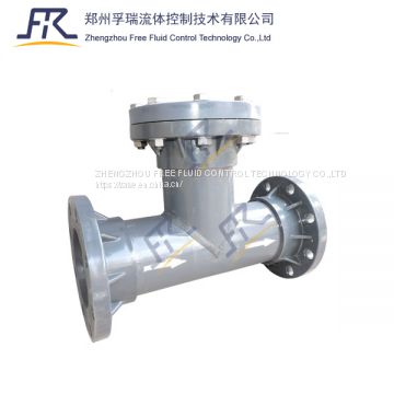 flange connection T type fliter  strainless steel DN150 PN10