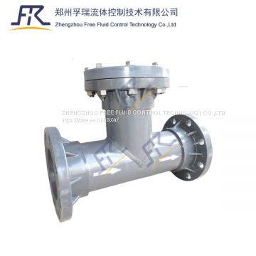 FRS41H ANSI 150lb T type strainer UPVC