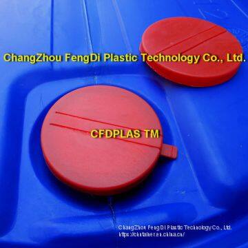 Red Plastic drum Cap seals DCS-001 for polydrums