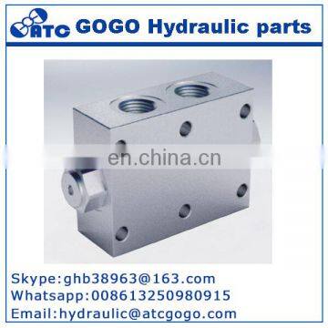 Custom Flangeable Double Pilot Operated Check Valve, Aluminum / Steel Alloy Swing Water Pilot Operated Check Valve