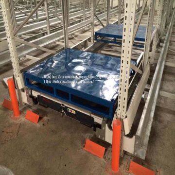 Automatic pallet runner warehouse radio shuttle racking system