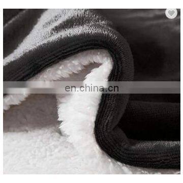 TEX-CEL OEM 100% Polyester Flannel Cozy Weighted Fleece Sherpa Blanket photo-3
