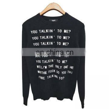 DiZNEW OEM High Quality Men Sweater Print Christmas Sweater