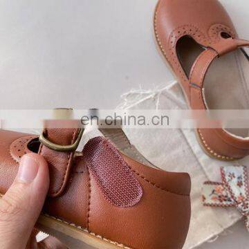 2020 New Girl Temperament Retro Princess Small Leather Shoes Children's Single Shoes Soft Sole Grandma Shoes photo-3
