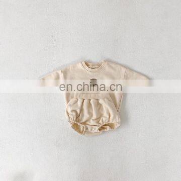 1-3years Spring Autumn New Baby Children's Suit Printed Rainbow Sweater & Baby pp Short Two-piece Suit Outfits photo-4