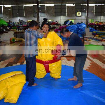 Popular Kids and Adults PVC Foam Stuffed Training Inflatable Wresting Sumo Suits With Mat photo-2
