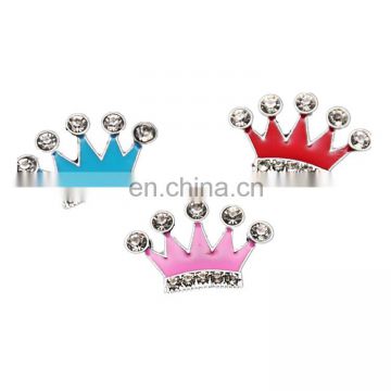 Enamel crown dog metal charm Zinc alloy pet charms pendent