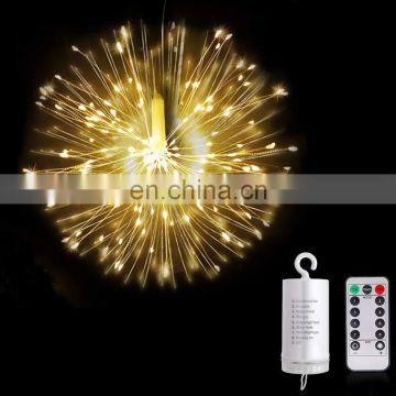 Firework Lights 200 LED Fairy String with Remote Control Waterproof for Christmas Patio Indoor Outdoor Decorations