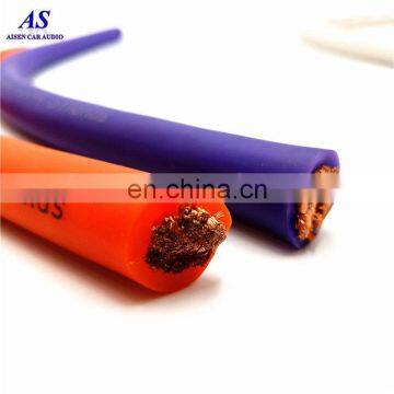 options Available color CCA TCCA OFC TOFC Amplifier Installation Cable,0AWG 2AWG 4AWG 8AWG 10AWG Gauge Ground Power