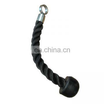 Power Barbell Tricep Rope Cable Attachment  Wholesale Gym Equipment Fitness Machine Bar Cable Attachment