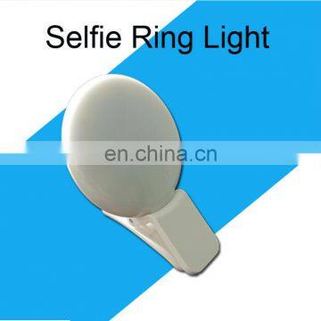 Rechargeable Camera Selfie Ring Light Flash Mobile Cell Phone Sefie Fill LED Light With 3 Modes