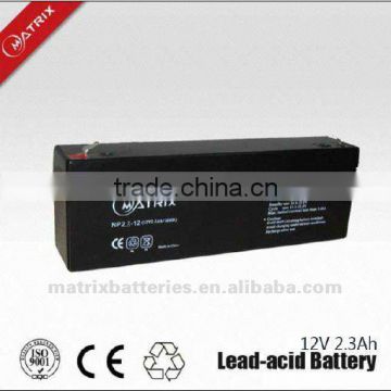 Agm mf 12v 2.3ah 20hr battery for solar traffic light