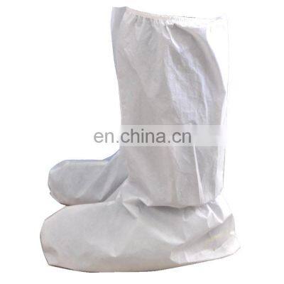 Disposable Waterproof Anti Slip Cleanroom Surgical Silicone Shoe Covers Protective PP PE Non Woven Non-Skid Boot Cover photo-3