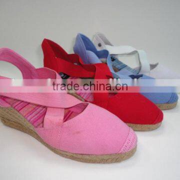 women casual canvas shoes jute espadrille