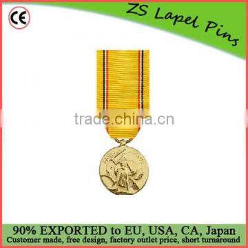 Personalized quality American Defense Anodized Miniature Medal - WW II