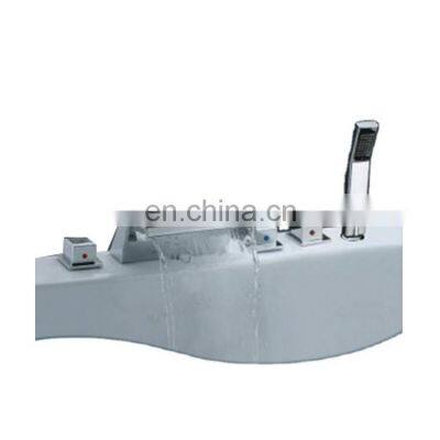 Stainless Steel Water Inlet Set of Hot Tub Bath Shower Mixer Taps