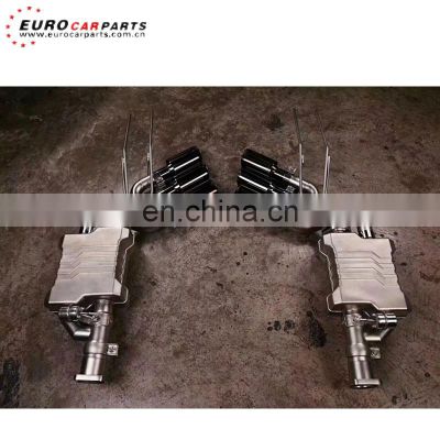 W463 exhaust system fit for G-class muffler W463 to burning point style muffler system G63 6 endpipes to make sound louder