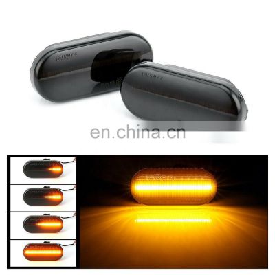 Smoked Sequential Dynamic LED Side Marker Light For Ford C-Max Fiesta Focus MK2 Fusion