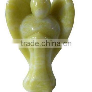 Natural Semi precious stone Angel Craft Collect