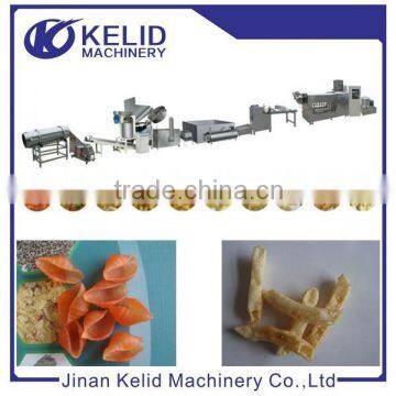 Single Screw Extruder Fried Pellet Machine