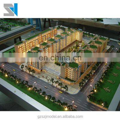 USA Landscape Design for 3D Miniature Scale Model with Led Lights