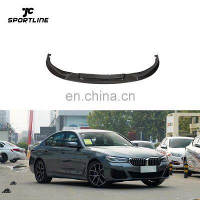 5-Series G30 Lci Carbon Fiber Front Lip for BMW G30 G31 M Sport M550i Sedan 4-Door 2021-2022