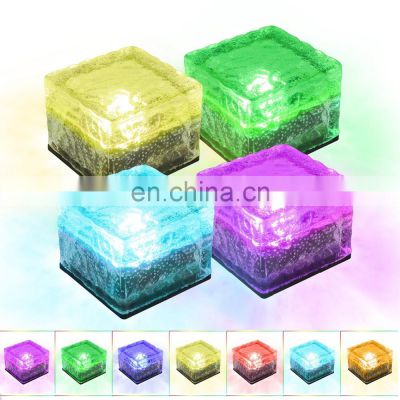 Solar Path Underground Buried Brick Light Colorful Led Stone Brick