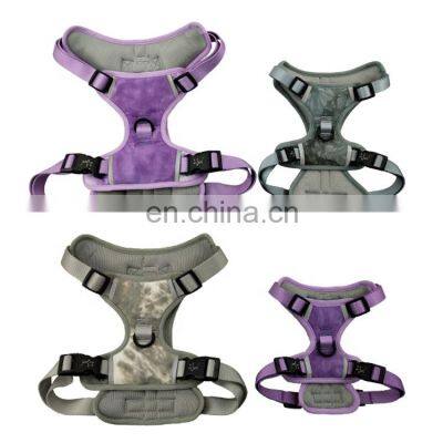 outdoor dog harness sporty harness vest tie-dye pattern dog vest