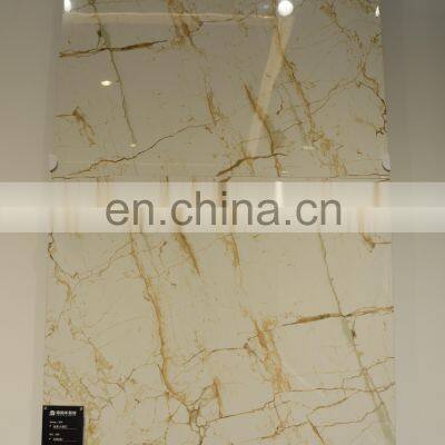 3D Inkjet Carrara White 600*600/800*800MM Glazed Polished Marble Design Floor Tiles photo-2