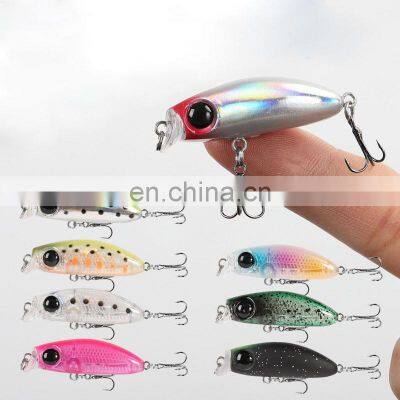 New design fishing lures 2.5g 35mm mini minnow Lure hard plastic fishing bait lure wholesale