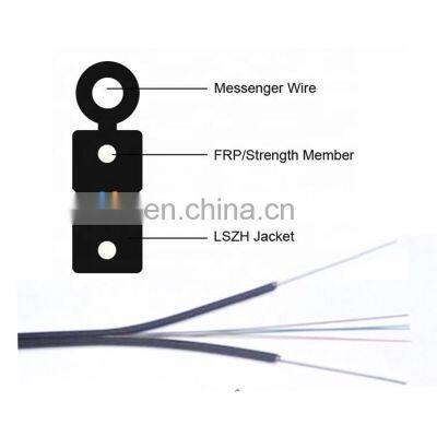 FTTH optical fiber cable 1 core/2 cores/4 cores single mode/multi mode fiber type